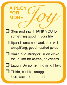 Joy Checklist